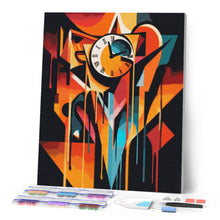 Laden Sie das Bild in den Galerie-Viewer, Diamond Painting - Kühne Abstrakte Schmelzende Uhr