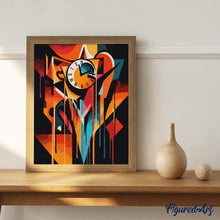 Laden Sie das Bild in den Galerie-Viewer, Diamond Painting - Kühne Abstrakte Schmelzende Uhr