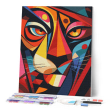 Laden Sie das Bild in den Galerie-Viewer, Diamond Painting - Kühner Abstrakter Tiger 3