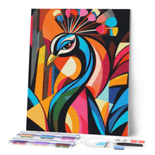 Laden Sie das Bild in den Galerie-Viewer, Diamond Painting - Kühner Abstrakter Pfau 1