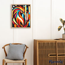 Laden Sie das Bild in den Galerie-Viewer, Diamond Painting - Kühner Abstrakter Hahn