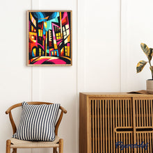 Laden Sie das Bild in den Galerie-Viewer, Diamond Painting - Kühne Abstrakte Stadt-Landschaft