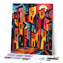 Laden Sie das Bild in den Galerie-Viewer, Diamond Painting - Kühne Abstrakte Gebäude