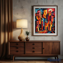 Laden Sie das Bild in den Galerie-Viewer, Diamond Painting - Kühne Abstrakte Gebäude
