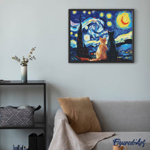 Laden Sie das Bild in den Galerie-Viewer, Diamond Painting - Gefährten der Sternennacht