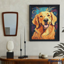 Laden Sie das Bild in den Galerie-Viewer, Diamond Painting - Golden Retriever im Sonnenschein