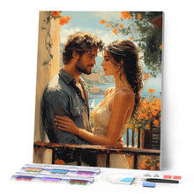 Laden Sie das Bild in den Galerie-Viewer, Diamond Painting - Romantisches Paar am Meer