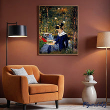 Laden Sie das Bild in den Galerie-Viewer, Diamond Painting - Junge Frau im Garten - Manet