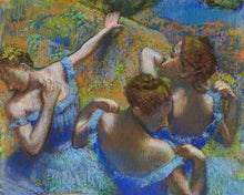 Laden Sie das Bild in den Galerie-Viewer, Diamond Painting - Die blauen Tänzerinnen - Degas