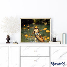 Laden Sie das Bild in den Galerie-Viewer, Diamond Painting - Die Pirogen - Caillebotte