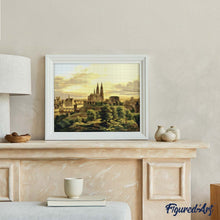 Laden Sie das Bild in den Galerie-Viewer, Diamond Painting - Mittelalterliche Stadt - Carl Hasenpflug