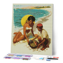 Laden Sie das Bild in den Galerie-Viewer, Diamond Painting - Vintage-Poster der jugoslawischen Küste