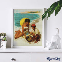 Laden Sie das Bild in den Galerie-Viewer, Diamond Painting - Vintage-Poster der jugoslawischen Küste