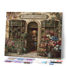 Laden Sie das Bild in den Galerie-Viewer, Diamond Painting - Die Cottage-Blumenboutique