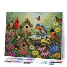 Laden Sie das Bild in den Galerie-Viewer, Diamond Painting - Garten des Vogelgesangs