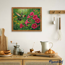 Laden Sie das Bild in den Galerie-Viewer, Diamond Painting - Flatternder Kolibri