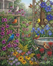 Laden Sie das Bild in den Galerie-Viewer, Diamond Painting - Flügel zwischen den Blüten