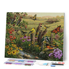 Laden Sie das Bild in den Galerie-Viewer, Diamond Painting - Harmonie der Wildblumen