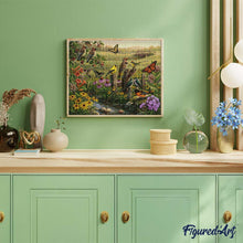 Laden Sie das Bild in den Galerie-Viewer, Diamond Painting - Harmonie der Wildblumen