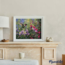 Laden Sie das Bild in den Galerie-Viewer, Diamond Painting - Flüstern des Kolibris