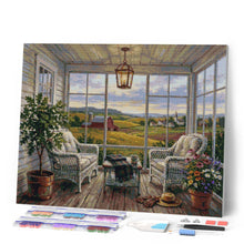 Laden Sie das Bild in den Galerie-Viewer, Diamond Painting - Friedliche Veranda