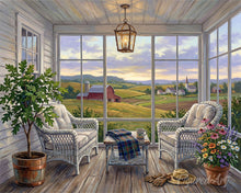 Laden Sie das Bild in den Galerie-Viewer, Diamond Painting - Friedliche Veranda