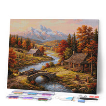 Laden Sie das Bild in den Galerie-Viewer, Diamond Painting - Herbst am Fluss
