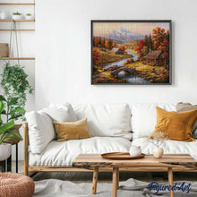 Laden Sie das Bild in den Galerie-Viewer, Diamond Painting - Herbst am Fluss