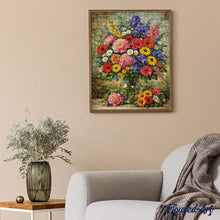 Laden Sie das Bild in den Galerie-Viewer, Diamond Painting - Bunter Wildblumenstrauß