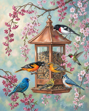 Laden Sie das Bild in den Galerie-Viewer, Diamond Painting - Kirschblütenvögel