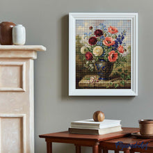 Laden Sie das Bild in den Galerie-Viewer, Diamond Painting - Blumen in blauer Vase