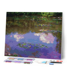 Laden Sie das Bild in den Galerie-Viewer, Diamond Painting - Seerosen, Wolken - Monet
