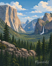 Laden Sie das Bild in den Galerie-Viewer, Diamond Painting - Yosemite-Nationalpark, Kalifornien