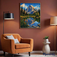 Laden Sie das Bild in den Galerie-Viewer, Diamond Painting - Yosemite-Nationalpark, Half Dome - Kalifornien