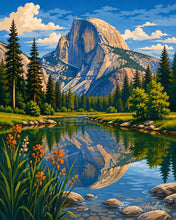 Laden Sie das Bild in den Galerie-Viewer, Diamond Painting - Yosemite-Nationalpark, Half Dome - Kalifornien