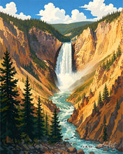 Laden Sie das Bild in den Galerie-Viewer, Diamond Painting - Yellowstone-Nationalpark, Lower Falls - Wyoming