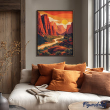 Laden Sie das Bild in den Galerie-Viewer, Diamond Painting - Zion-Nationalpark, Utah