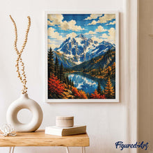 Laden Sie das Bild in den Galerie-Viewer, Diamond Painting - North-Cascades-Nationalpark, Washington