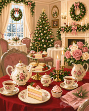 Laden Sie das Bild in den Galerie-Viewer, Diamond Painting - Weihnachtliche Teezeit