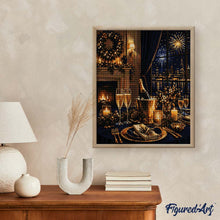 Laden Sie das Bild in den Galerie-Viewer, Diamond Painting - Elegantes Neujahrsessen