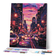 Laden Sie das Bild in den Galerie-Viewer, Diamond Painting - Urbaner Sonnenuntergang