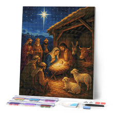 Laden Sie das Bild in den Galerie-Viewer, Diamond Painting - Weihnachtskrippe
