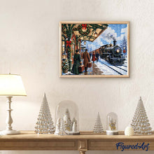 Laden Sie das Bild in den Galerie-Viewer, Diamond Painting - Festtagszug