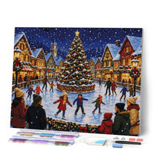 Laden Sie das Bild in den Galerie-Viewer, Diamond Painting - Festliches Dorf