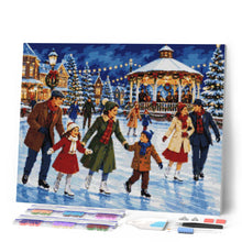 Laden Sie das Bild in den Galerie-Viewer, Diamond Painting - Winterspaß mit der Familie