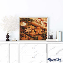 Laden Sie das Bild in den Galerie-Viewer, Diamond Painting - Lebkuchen und Zimt