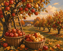 Laden Sie das Bild in den Galerie-Viewer, Diamond Painting - Ernte im Apfelgarten