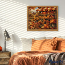 Laden Sie das Bild in den Galerie-Viewer, Diamond Painting - Rustikaler Herbstmarktstand