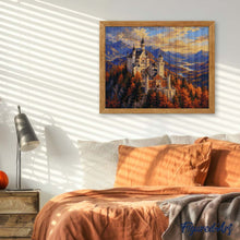 Laden Sie das Bild in den Galerie-Viewer, Diamond Painting - Schloss Neuschwanstein im Herbst