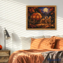 Laden Sie das Bild in den Galerie-Viewer, Diamond Painting - Magische Kürbiskutsche